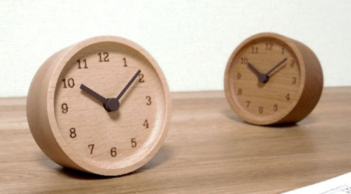 レムノス MUKU desk clock 置き時計